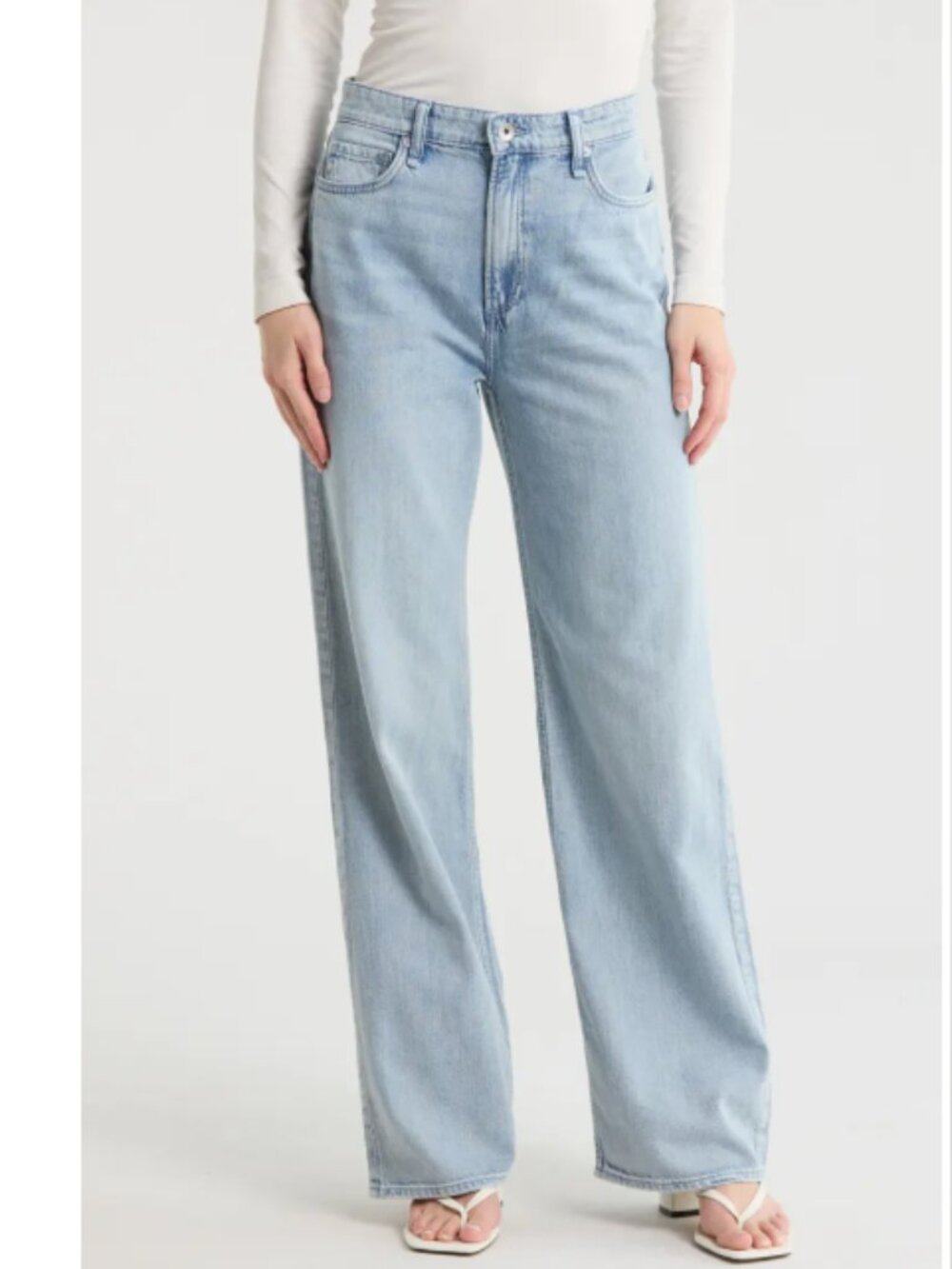 Rag & Bone Lori Full Length Wide Leg Jeans in Lansdale | Size 26